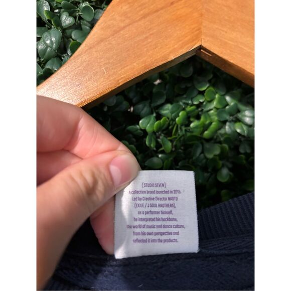 Honest College By Studio Seven Navy Blue Youngsters Crewneck Sz XXL - Picture 5 of 5